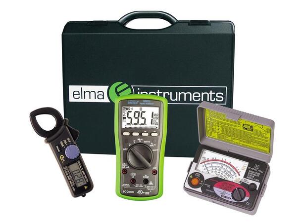 Elma Instrument Koffert 1 Multimeter, isolasjon og jordkontiuitets